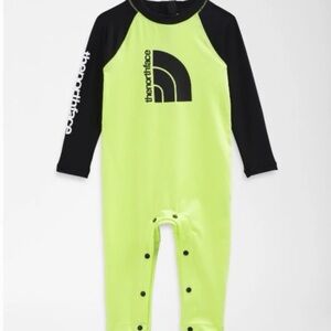 The North Face Baby Amphibious Sun Swim Suit Safety LED Green 18-24M